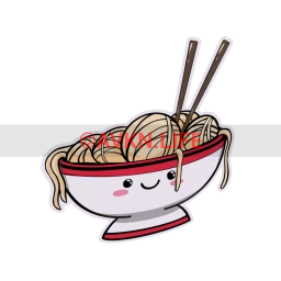 Noodles Wall Sticker