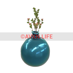 Barn Blue Balloon Vase (Flower)