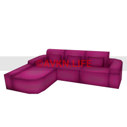 Neon Vibes Nightlife Corner Sofa - Pink