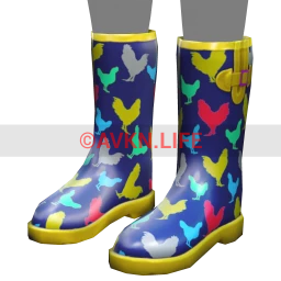 Farm Festival Wellies (Pop Chicken)