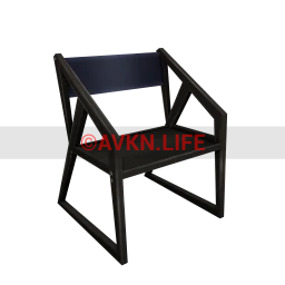 Kyiv Black Steelwork Dining Chair