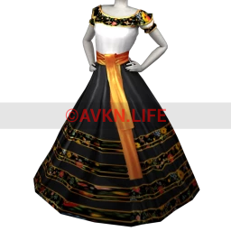 Mondial Beauty of Puebla Dress