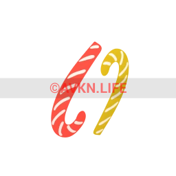 Candy Canes Sticker