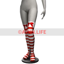 Avettes Starshine Socks (Candy Cane)