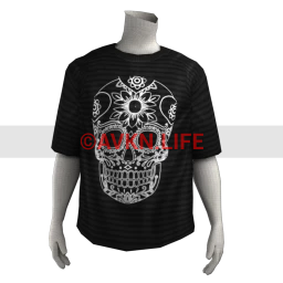 Cosmos Floral Skull T-Shirt