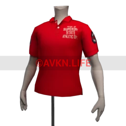 Classic Super State Polo Shirt - Ace Red