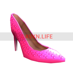 Dream House Shocking Pink Stiletto Ornament