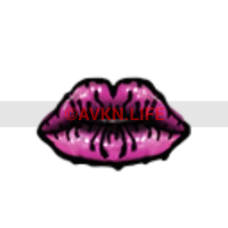 Black Rainbow Neon Swamp Lips (Pink)