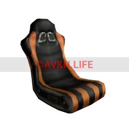 Luxe Edge Gaming Chair (Orange)