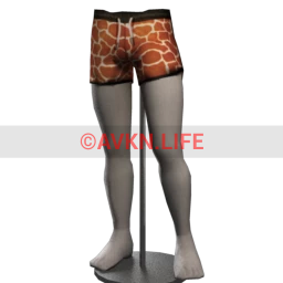 Kijane Aloof Giraffe Tie Swim Trunks