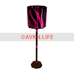 Pink Flame Floor Lamp