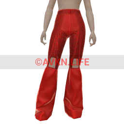 Front Row Red Noir Trousers