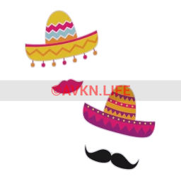 Stylish Sombrero Sticker