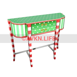 Wanderlust Candy Cane Dressing Table