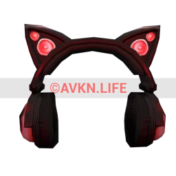 Cyber Kitty Headphones - Red