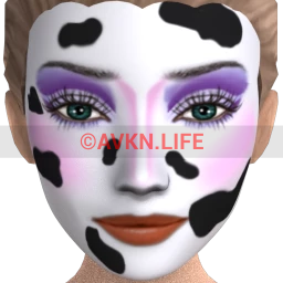 Flawless Cow Print Facepaint