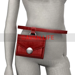 Front Row Flair Belt Bag (Red)