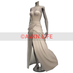 Summer Glamour Elegant Pearls Gown