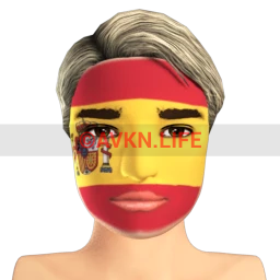 Spanish Flag Facepaint