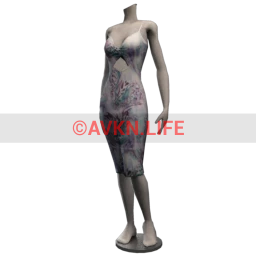 Cloud Nine Holographic Lynx Dress