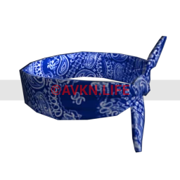 Drop Science Front Bow Bandana - Blue