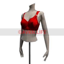 Secrets Latex Cone Bra - Red