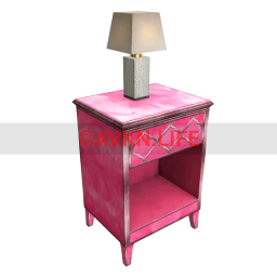 La-La Land End Table - Pink