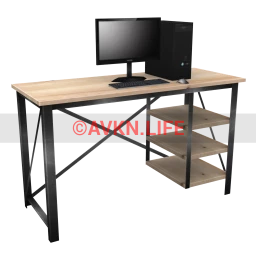 Industrial Streamlined Desk