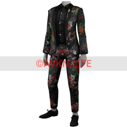 La Haute Couture Midnight Bloom Suit