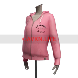 Applique Zip Hoodie