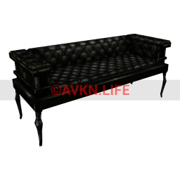 Obsidian Extravagance Coffin Sofa