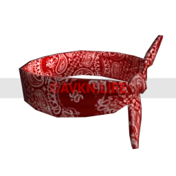 Drop Science Front Bow Bandana - Red