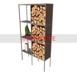 Build It Up Steel Wood Storage Shelf