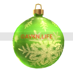 Giant Outdoor Christmas Bauble - Green