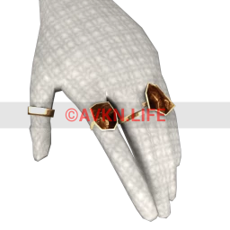 Bone Arrow Amber Rings