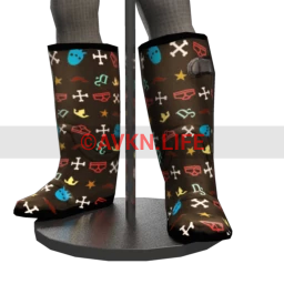 Festival Wellies -  Multi Squid