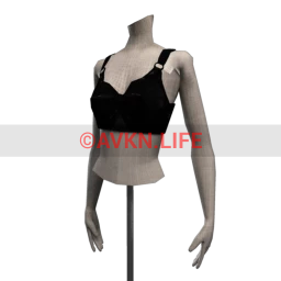 Secrets Latex Cone Bra - Black 