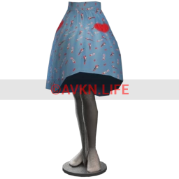 Lipstick Kisses Swing Skirt