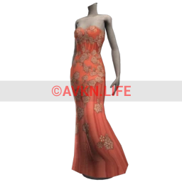 Summer Glamour Coral Dream Gown