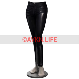 Front Row Skinny Latex Trousers