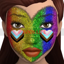 Foal Glittering Pride Facepaint