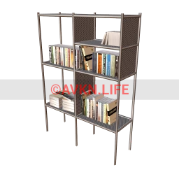 Build It Up Steel Bookcase