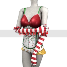 Avettes Starshine Outfit (Candy Cane)