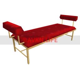 Luxe Currents Bench - Red