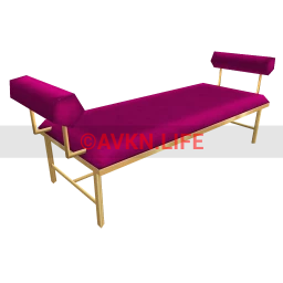 Luxe Currents Bench - Hot Pink