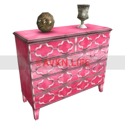 Fame Chest of Drawers - Pink