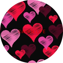 Playful Hearts Wallpaper