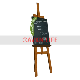 Minimalist Wedding Menu Chalk Board