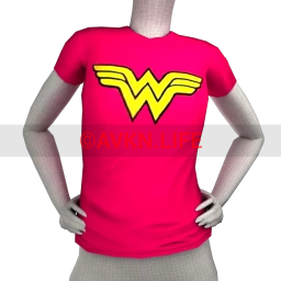 Wonder Woman Distressed Logo T-shirt