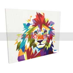 Nzuri Lion Canvas